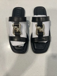 Aerosols Women’s Boston Leather Slide Sandals 8m - Picture 1 of 12