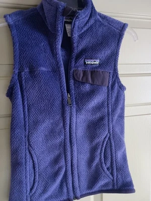 Chaleco Patagonia Mujer Cremallera Completa Re Herramienta Talla XS Púrpura Capas Ligero Foto 1 de 4