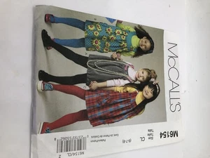 McCall’s Niñas Jersey Patrón M6154 Talla 6-8 Sin Cortar  - Imagen 1 de 2