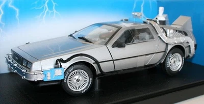 Hot Wheels 1/18 Scale Diecast CMC98 Back To The Future DMC DeLorean Time Mcahine - Image 1 of 4