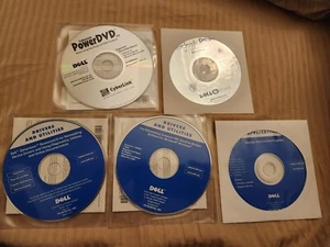 Dell Drivers and Utilities 5 CDs 2001 including P/N 9J659 9G705 and 6K259 - Picture 1 of 2