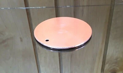 1/8” Thick Pure Copper Heat Diffuser 5” Round Stove Topper Defrost Plate - Image 1 of 4