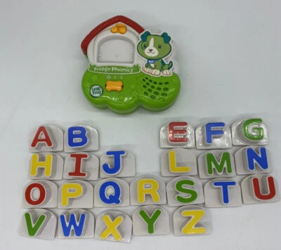 Leap Frog Fridge Phonics Magnetic Alphabet ABC Scout Puppy Capital Letters READ - Image 1 of 4
