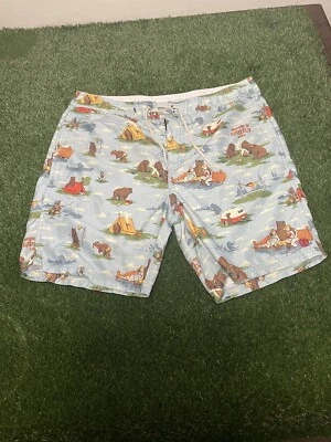 Men’s Element Bear Lake Theme Boardshorts Size 36 Drawstring - Image 1 of 4