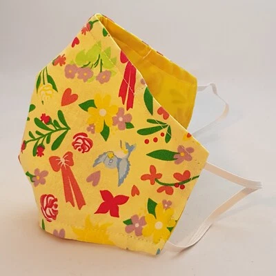 Face mask, Size Medium, Princess, Reversible, Washable with a wire nose bridge. - Image 1 of 4