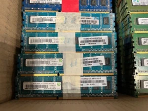 Lot of 50 RAM DIMM Mix Desktop Memory 4GB 2Rx8 PC3-10600U Unbuffered non-ECC - Picture 1 of 5
