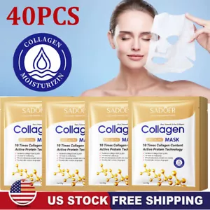 Bio-Collagen Real Deep Facial Lifting Anti-Wrinkle Mask (Pack of 40) US Seller - Picture 1 of 20