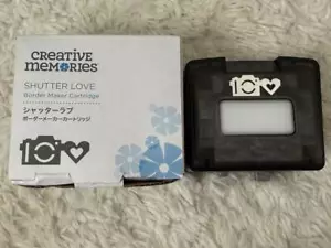 Creative Memories SHUTTER LOVE Border Maker Cartridge Boxed Brand new unused - Picture 1 of 2