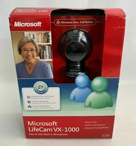 Microsoft LifeCam VX-1000 Web Cam Built In Microphone NEW - Picture 1 of 5