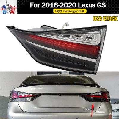 For 2016-2020 Lexus GS200t GS300h GS350 GS450h Inner LED Tail Light Right Side - Image 1 of 4