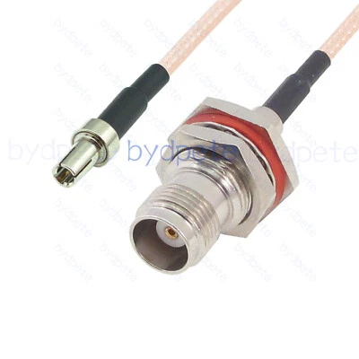 TS9 male Straight to TNC female bulkhead RG316 Coaxial cable Koaxial Kable 50ohm - Image 1 of 4