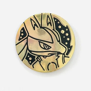 Pokemon Pokémon Juego de Cartas Coleccionables Moneda Abatible #50 Lucario 448 Oro Holo Japón Medalla Usada - Imagen 1 de 4