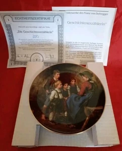 Lilien Porzellan Austria Porcelain Plate Die Geschichtenerzählerin 20cm 1989 - Picture 1 of 5