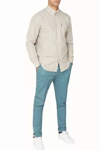 Ben Sherman Jade Straight Fit Freizeit Chino Lange Hose Herren NEU Größe 42x34 - Bild 1 von 8