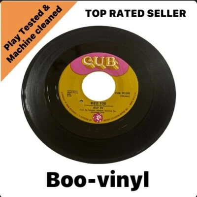 Act IV - Bless You - 7” Vinyl Northern / Soul Vinyl Record US Issue EX - Image 1 of 4
