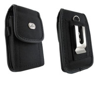 Case Belt Holster for TRACFONE LG 306G LG306g (Fit w rubberized protective cover