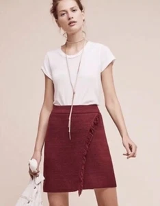 New Moth Arnhem Fringe Sweater Skirt Size Medium - Picture 1 of 5