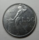 Italy 50 Lire 1981R Stainless Steel KM#95.1
