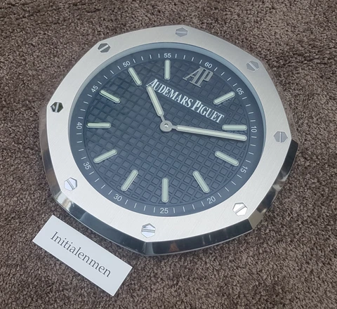 AUDEMARS PIGUET wallclock 100% ORIGINAL used clock XL wall VERY RARE 16 inch AP Cover