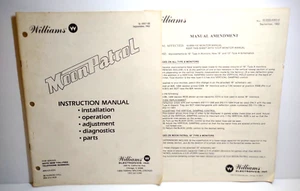 Moon Patrol Arcade Game Instructions Manual Original Video Game 1982 + Amendment - Picture 1 of 3