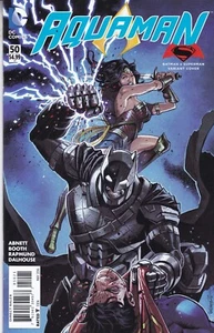 DC COMICS AQUAMAN VOL. 7 #50 MAY 2016 BATMAN VS SUPERMAN VARIANT FAST P&P - Picture 1 of 1