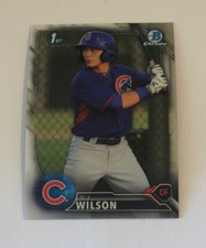 D.J. Wilson 2016 Bowman Chrome Prospects 1st Bowman #BCP170 Chicago Cubs