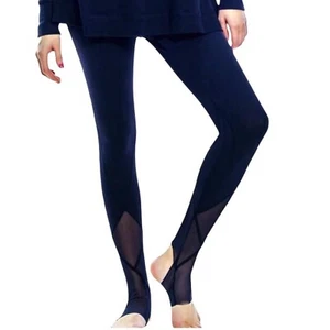 Rhonda Shear Mesh Detail Leggings MEDIUM (15-EX) - Picture 1 of 6
