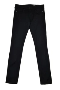 AG Adriano Goldschmied Women Size 29R Black Skinny Jeans Low Rise Stretch Rayon - Picture 1 of 9