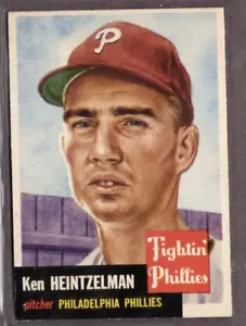 1953 Topps Set-Break #136 Ken Heintzelman NR-MINT *JAYSACE* - Picture 1 of 2