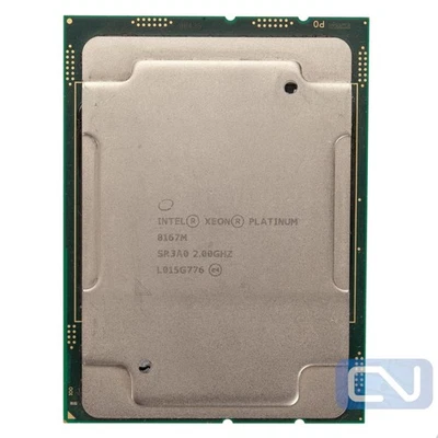 CPU Intel Xeon Platinum 8167M SR3A0 2,00 GHz 26 núcleos 35,75 MB LGA3647 grado B Foto 1 de 2