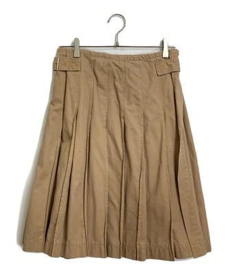 COMME des GARCONS Falda envolvente Falda plisada S beige Ext++ Foto 1 de 4