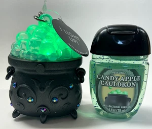 Bath & Body Works supporto PocketBac cambia colore + set gel calderone mela caramelle - Foto 1 di 9