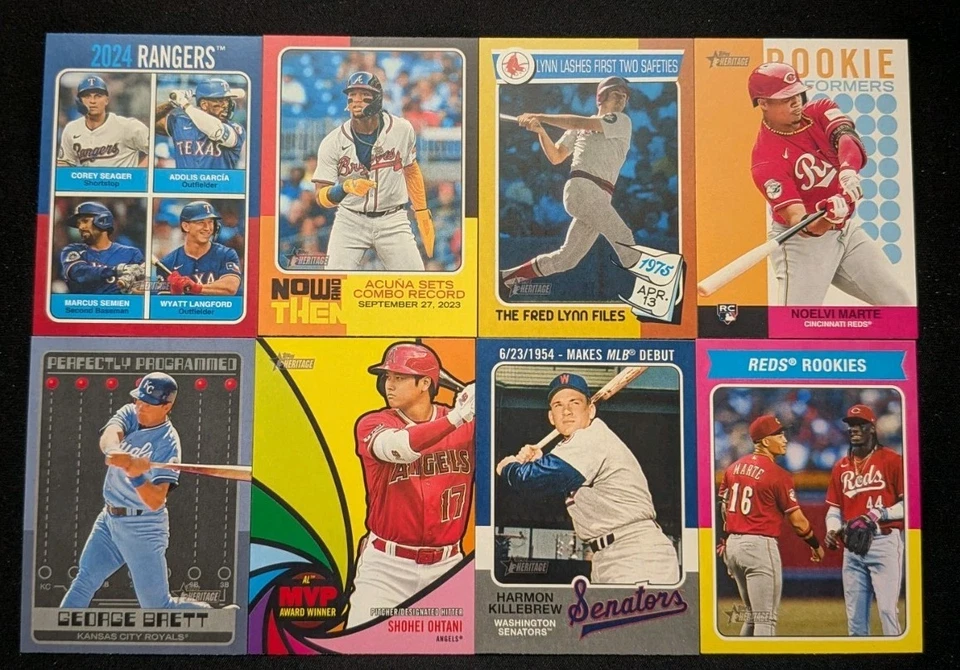 Insertos de alto número Topps Heritage 2024 ~ *Elige tu tarjeta* ACTUALIZADO 7/09/25 Foto 1 de 1