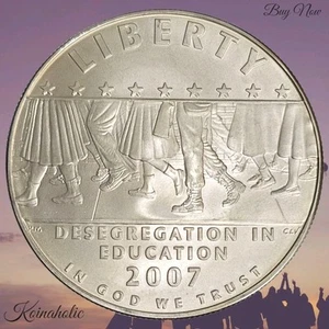 2007 P Little Rock Desegregation Commemorative Silver PROOF $1 Dollar + BONUS - Picture 1 of 6