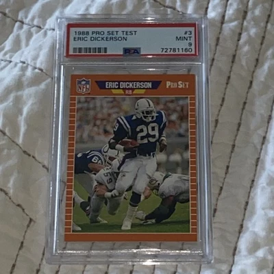 1988 Pro Set Test Set Eric Dickerson PSA 9 - Image 1 of 2
