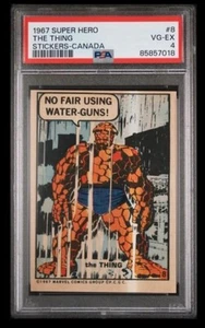 1967 marvel super hero #8 the thing rc; rare canada sticker PSA 4 (POP 1, 0^) - Picture 1 of 3