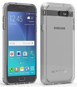 PureGear Clear Slim Shell Pro Case Cover for Samsung Galaxy J3 Emerge 2017 J327 - Picture 1 of 3