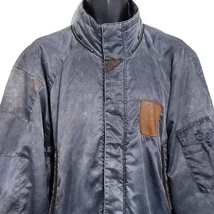Chaqueta de bombardero aerotransportada Mad Max de colección para hombre talla mediana gris años 80 EE. UU. AAFES 228151 - Imagen 1 de 10