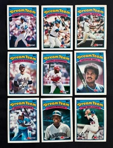 1989 Topps Kmart Dream Team Bell Baines Raines Dwight Gooden Mark Grace Guerrero - Picture 1 of 2