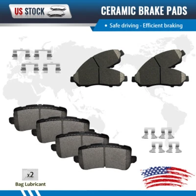 Керамические передние и задние тормозные колодки для Acura RLX Sport Hybrid SH-AWD 2014–2020 годов выпуска - Изображение 1 из 4