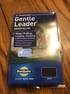 PetSafe Gentle Leader Head Collar with Training DVD New Black Small HEADCOLLAR - Picture 1 of 4