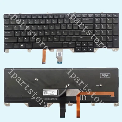 Nuevo teclado retroiluminado para Dell ALIENWARE 17 R4 0N7KJD negro EE. UU. Foto 1 de 4
