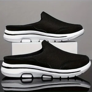 Men's Breathable Slip-on Half Sneakers Non-Slip Casual Walking Shoes Outdoor - Picture 1 of 15