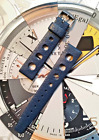 Bracelet Montre Plongée Diver Tropic Sport Caoutchouc bleu 18 mm mod. 23318 NOS
