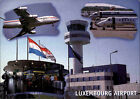 LUKSEMBURG Luxembourg Aeroport Airport Lotnisko Mapa wieloobrazowa Widokówka