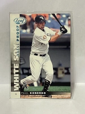 2002 Leaf Press Proofs Platinum #13 Paul Konerko - Serial #'d 11/25 - Image 1 of 2