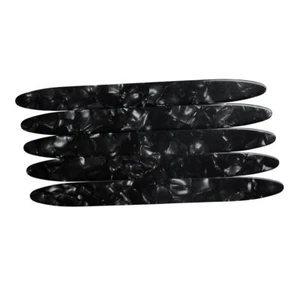 5 piezas púas de celuloide negro perla Oud Picks Reeshe Risha grosor 0,71 mm - Imagen 1 de 3