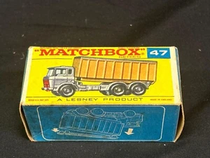 Lesney Matchbox No. 47 DAF Tipper Container Truck Excellent Original Box! - Picture 1 of 5