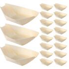 300pcs Serving Tray Boat Serving Tray Wooden Bowls For Food