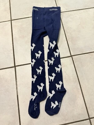 ✨NEU! Ewers: Strumpfhose Gr. 92/98 Blau Weiß Rehe ✨ - Bild 1 von 4